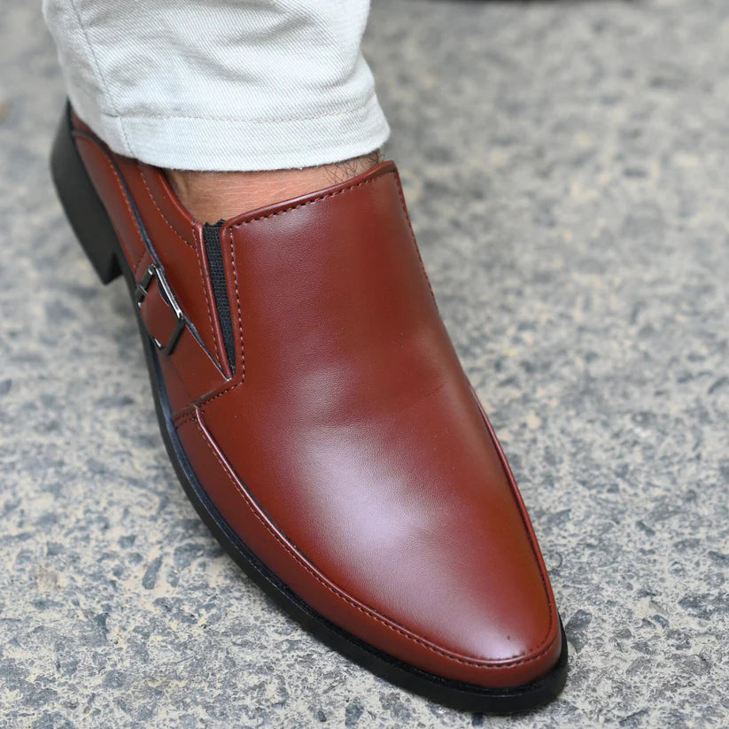 Elite Formal Shoe – Cognac Brown