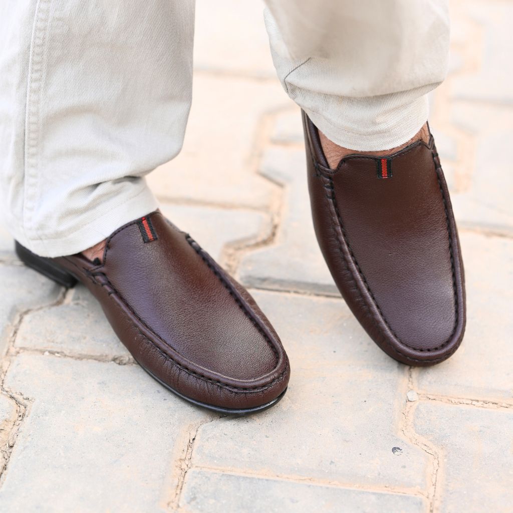 Classic Stitch Formal Loafer – Brown