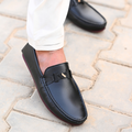 Metal-Bit Loafer – Jet Black