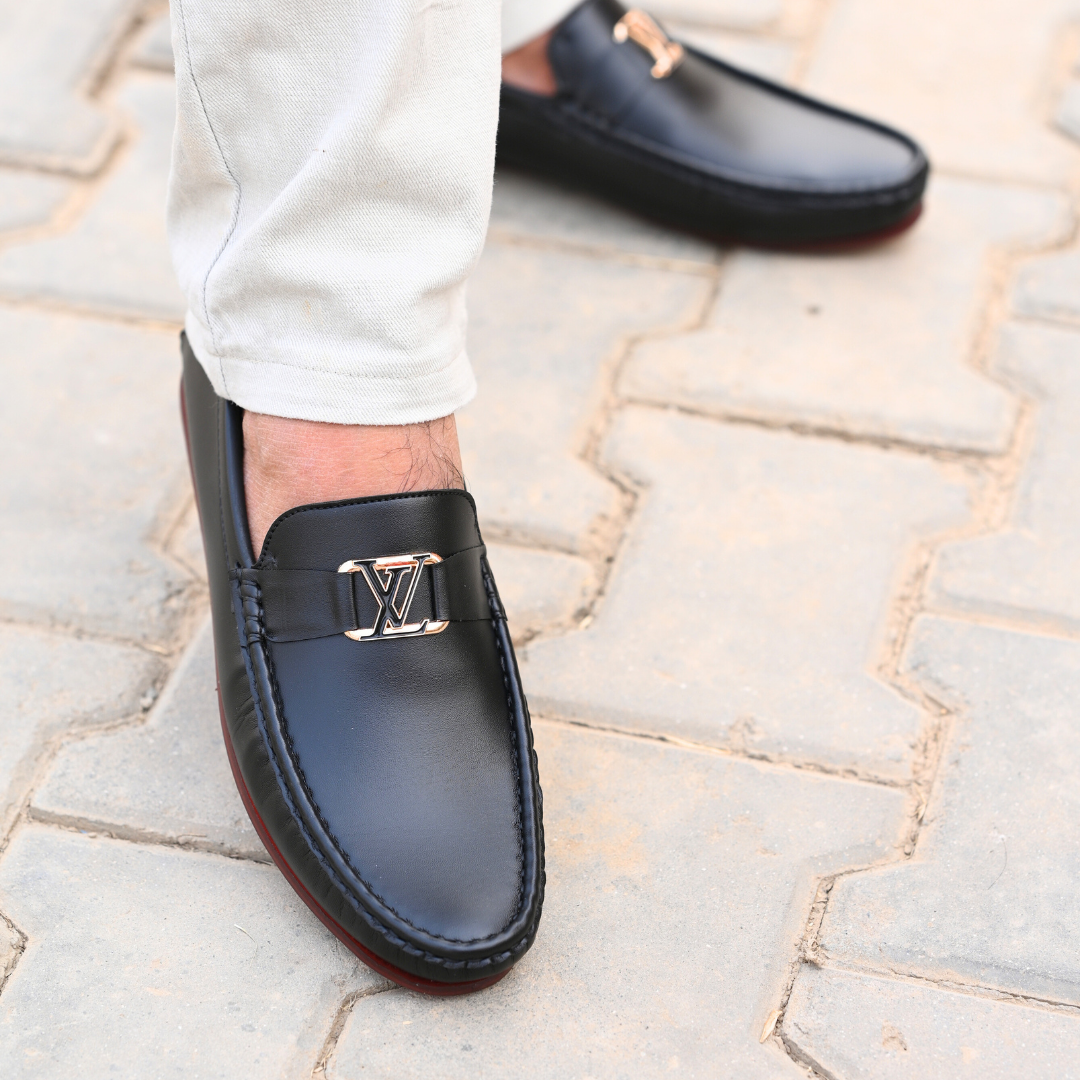 Monogram Slip-On Loafer – Black