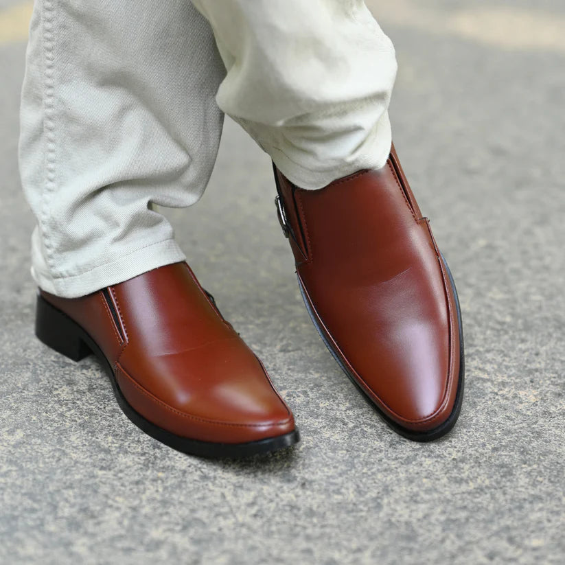 Elite Formal Shoe – Cognac Brown