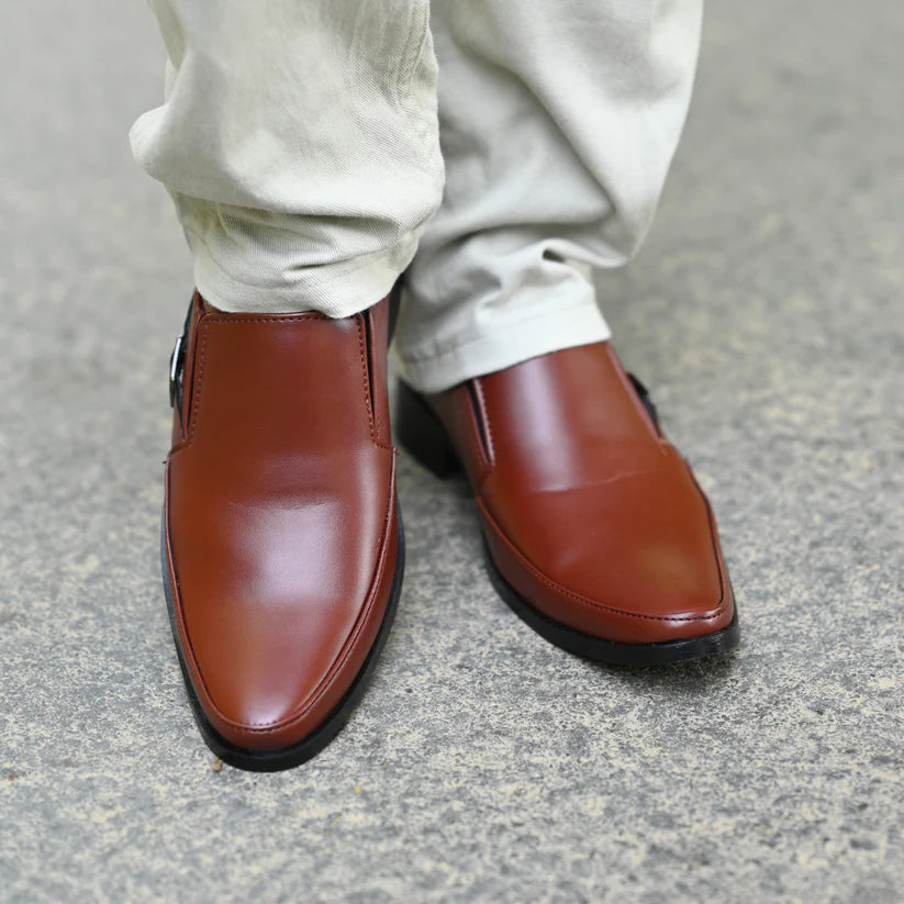 Elite Formal Shoe – Cognac Brown