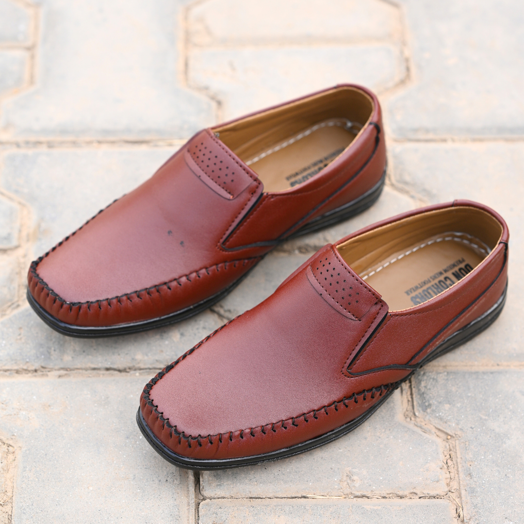 Office Pro Leather Shoes - Brown