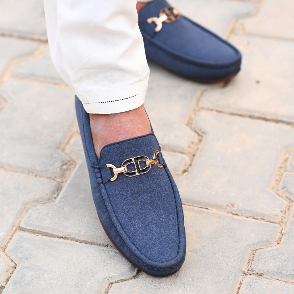Horsebit Loafer – Navy Blue