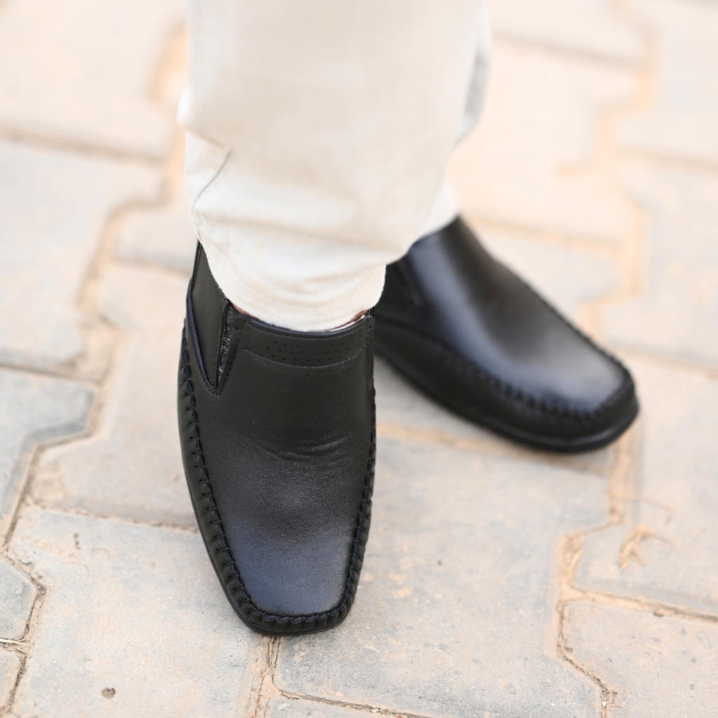 Executive Comfort Slip-On – Jet Black