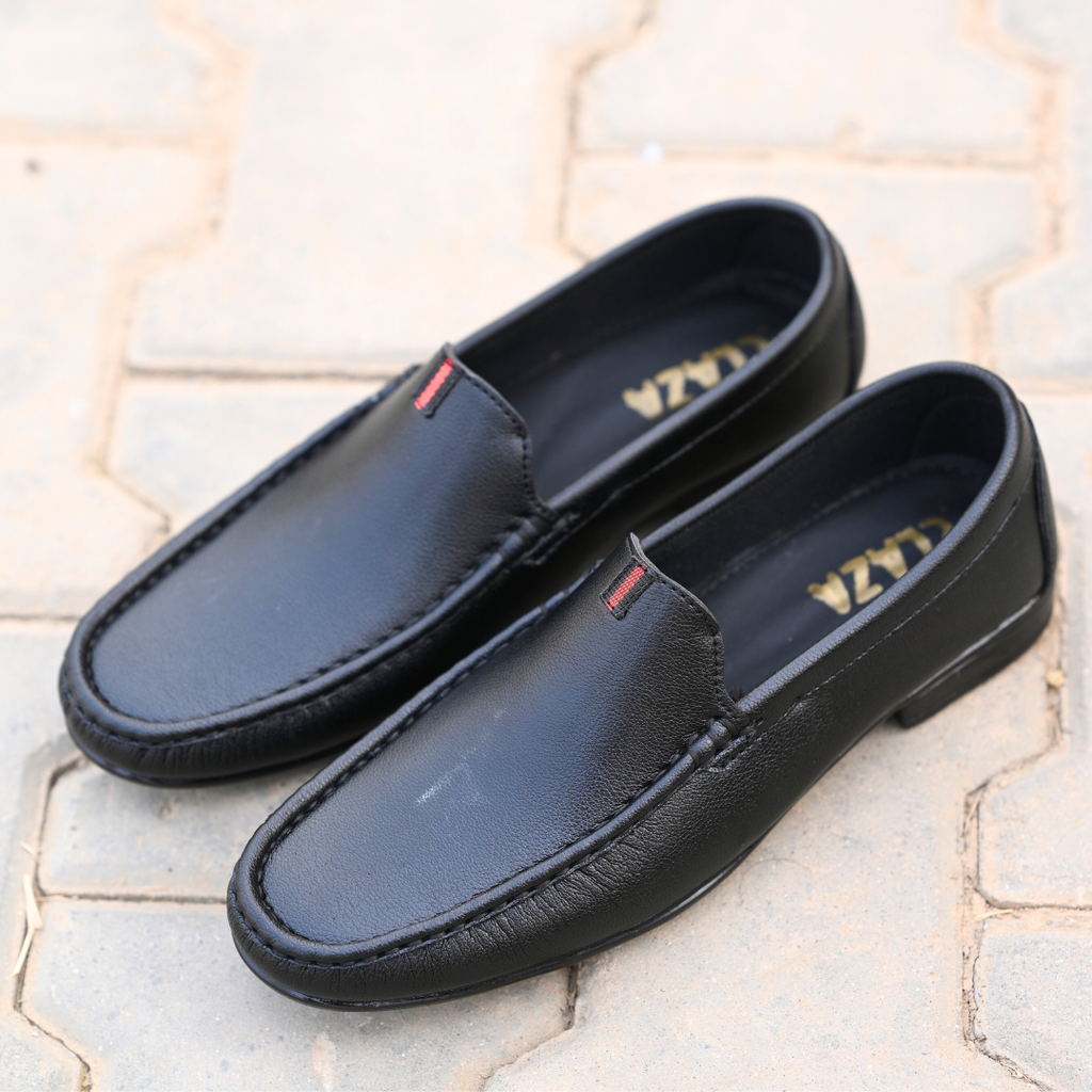 Classic Stitch Formal Loafer – Black