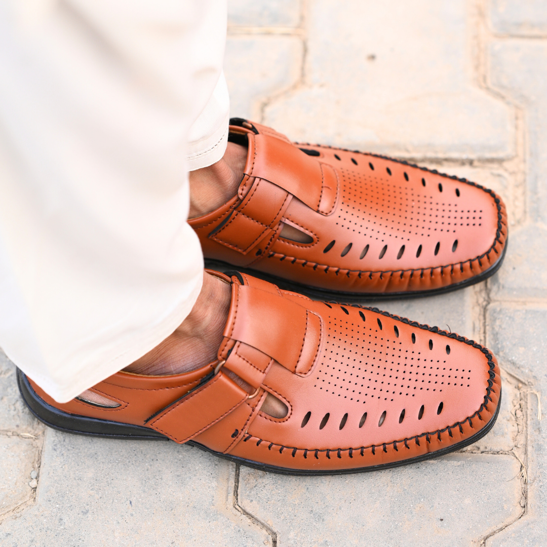 Urban Strap Sandal – Caramel