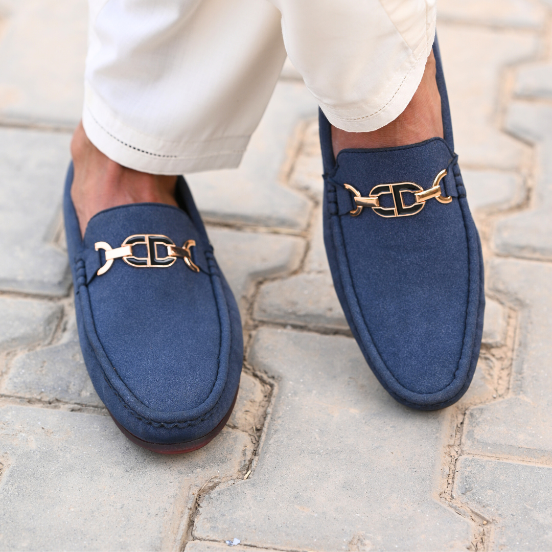 Horsebit Loafer – Navy Blue