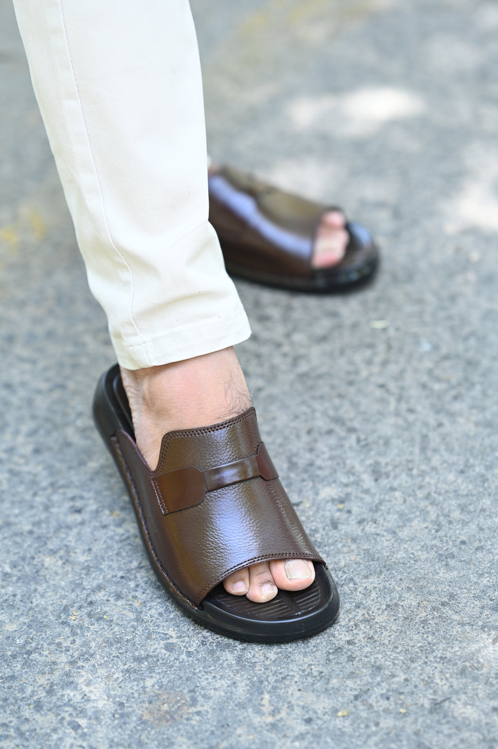 MEN ROYAL LEATHER SLIPPER