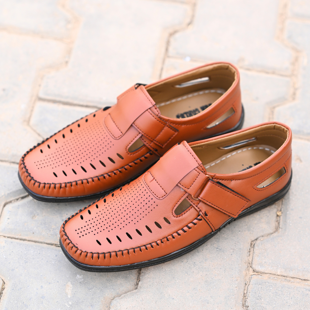 Urban Strap Sandal – Caramel