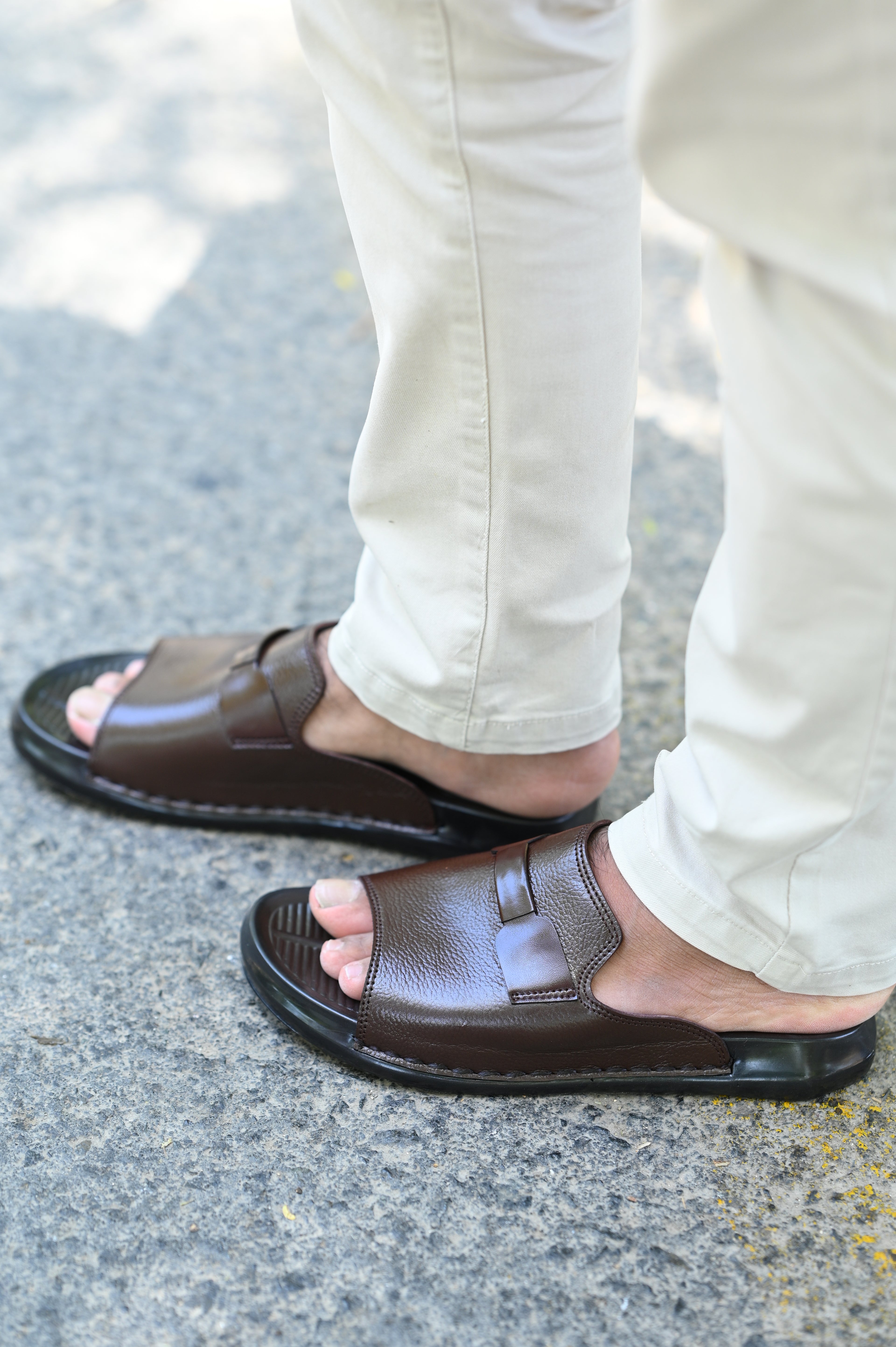MEN ROYAL LEATHER SLIPPER