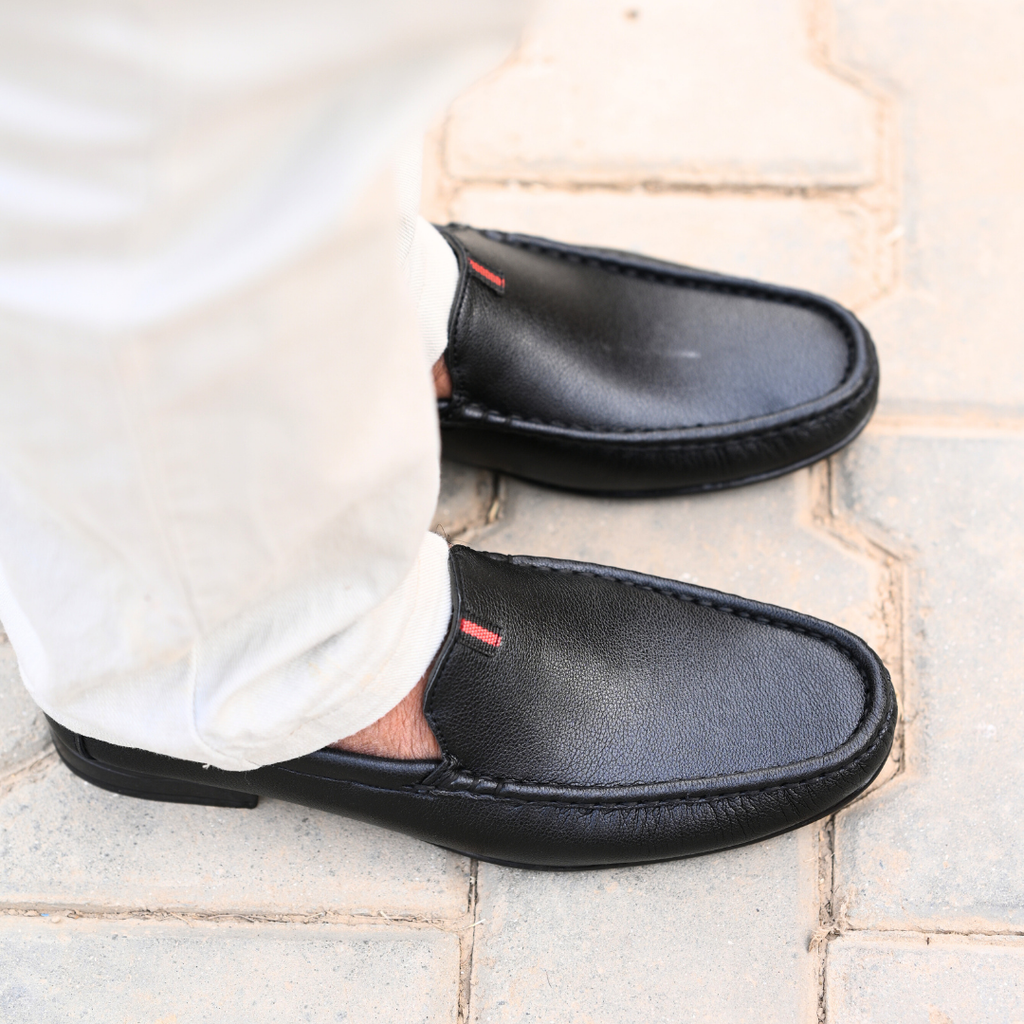 Classic Stitch Formal Loafer – Black