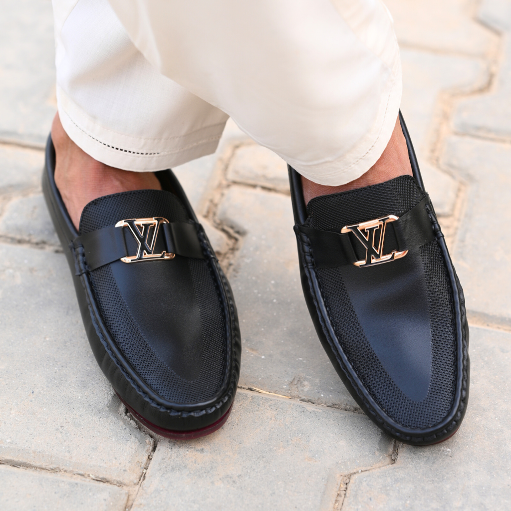 Monogram Slip-On Loafer – Black