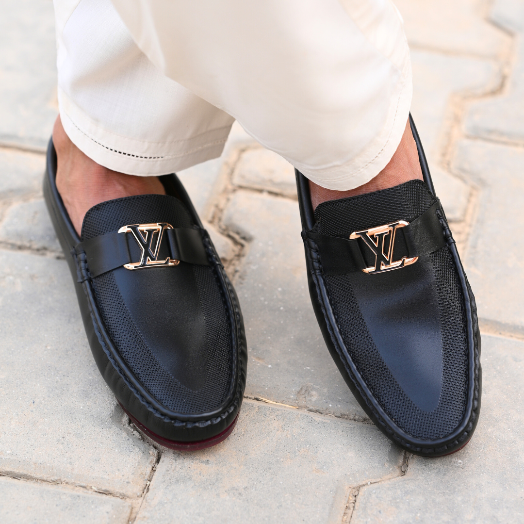 Monogram Slip-On Loafer – Black